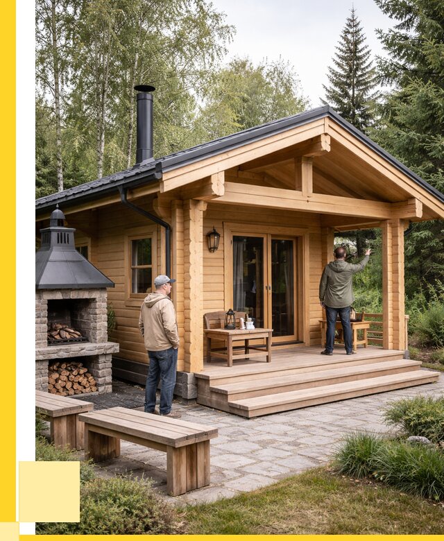 Деревянные бани под ключ в Пензе от 461925 р. | ЭриданПнз