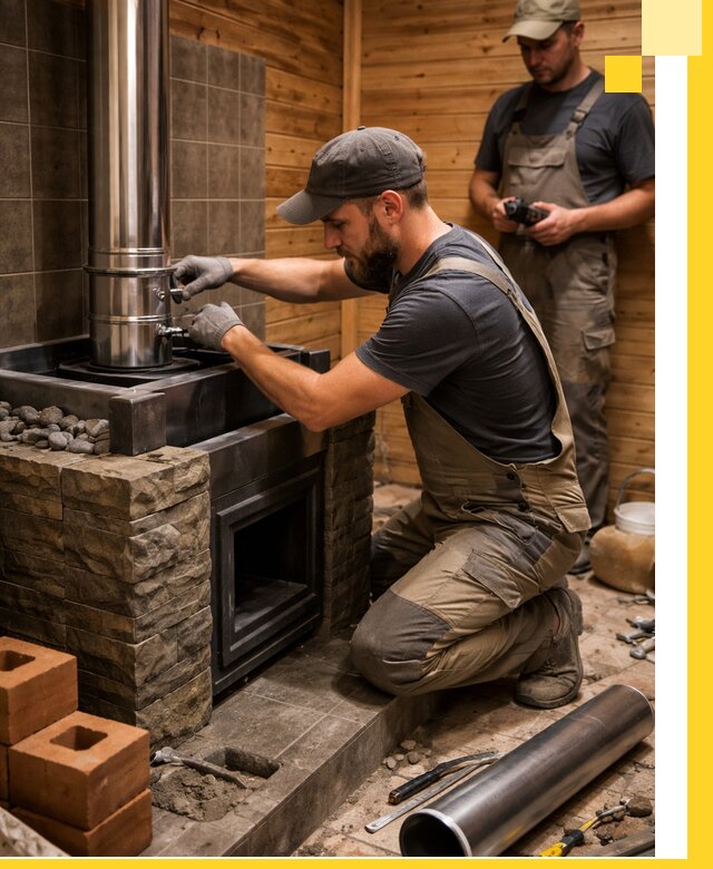 Изготовление и установка банных печей под ключ в Пензе