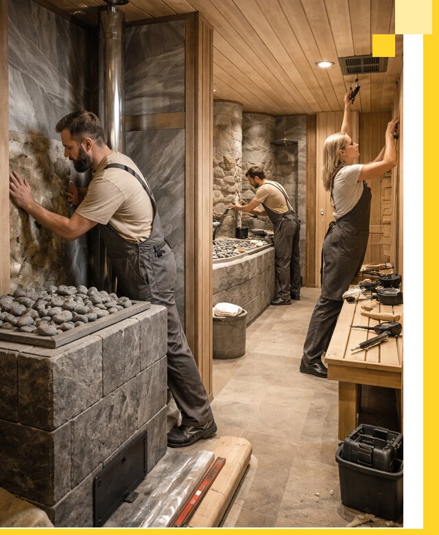 Строительство бань и SPA процедур в Пензе под ключ и отделкой