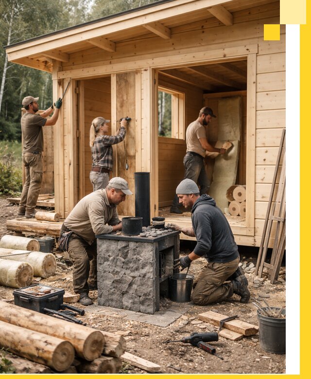 Купить баню под ключ в Пензе строительство монтаж отделка