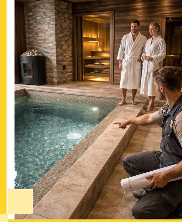 Проект бани с бассейном под ключ в Пензе от 66723 р. | ЭриданПнз