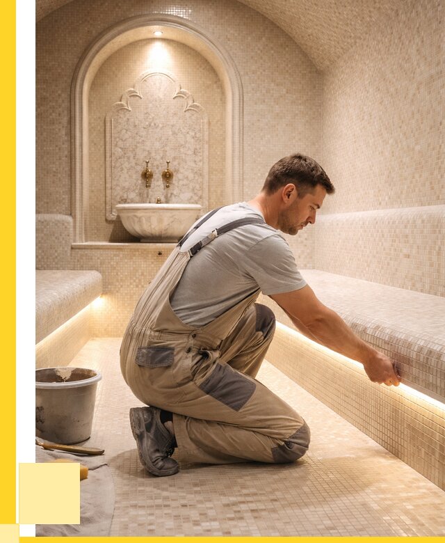 Отделка хамамов под ключ в Пензе от 5646 р. | ЭриданПнз