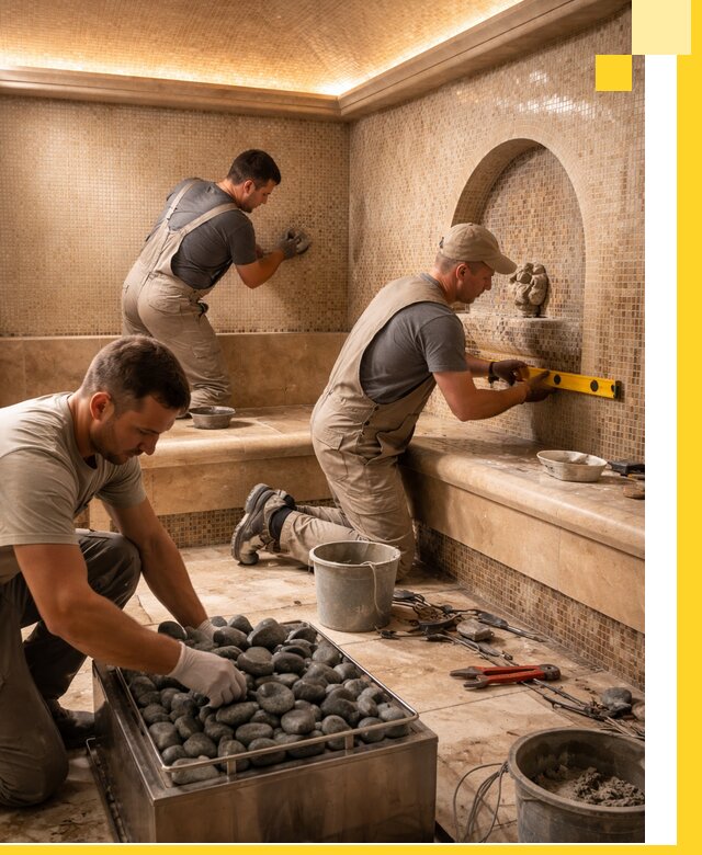 Проектирование и строительство хамама и сауны в Пензе