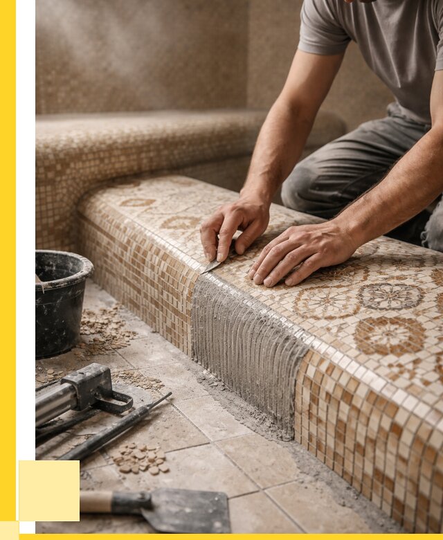 Плитка для хамама под ключ в Пензе от 3593 р. | ЭриданПнз