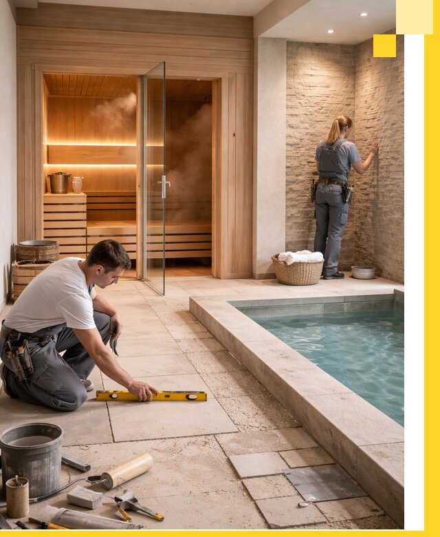 Комплексный дизайн и отделка интерьеров SPA под ключ в Пензе